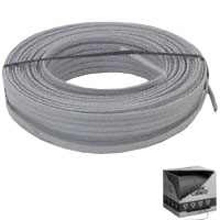 ROMEX Building Wire, 12 AWG Wire, 2 Conductor, 50 ft L, Copper Conductor, PVC Insulation 12/2UF-WGX50